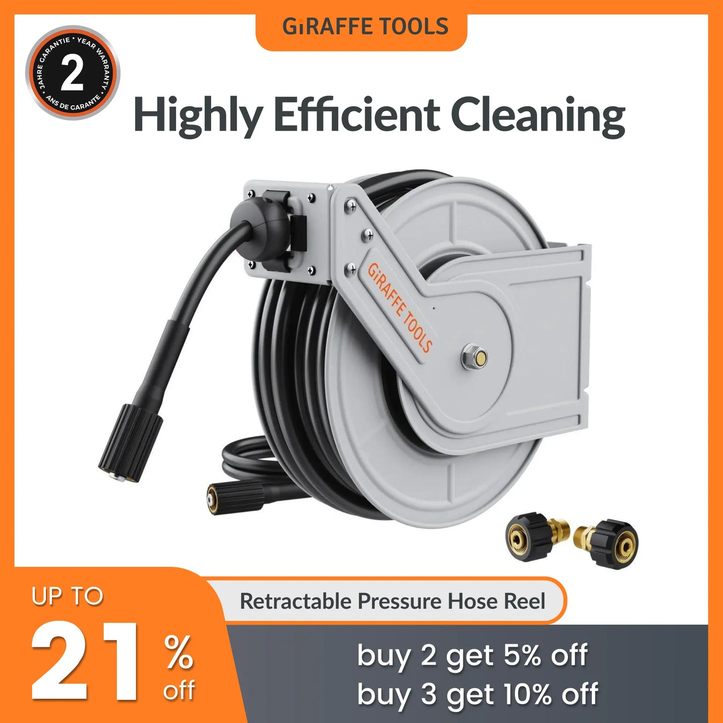 ReignUltimate™ - Advanced Retractable Hose Reel